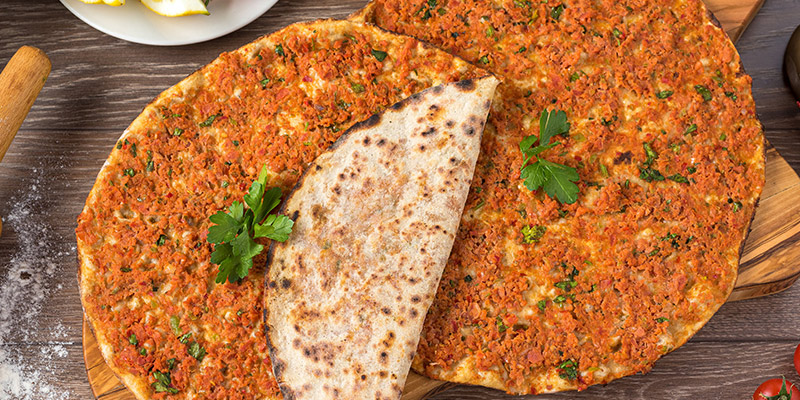 Lahmacun, the Turkish Pizza